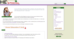 Desktop Screenshot of he-special.org.uk