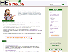 Tablet Screenshot of he-special.org.uk